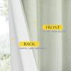 imageNICETOWN 100 Blackout Natural Linen Curtains 90 inches Length 2 Panels Set with Thermal Insulated Liners for Bedroom Farmhouse Style Room Cooling Small Window Draperies for Dining RoomSage Green
