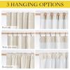 imageNICETOWN 100 Blackout Natural Linen Curtains 90quot Length with Thermal Insulated Liners for Bedroom Farmhouse Style Room Cooling Small Window Draperies for Dining Room 2 Panels 52quot WBeige