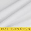 imageNICETOWN 100 Blackout Natural Linen Curtains 90quot Length with Thermal Insulated Liners for Bedroom Farmhouse Style Room Cooling Small Window Draperies for Dining Room 2 Panels 52quot WWhite