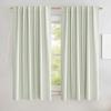 imageNICETOWN 100 Blackout Natural Linen Curtains 90quot Length with Thermal Insulated Liners for Bedroom Farmhouse Style Room Cooling Small Window Draperies for Dining Room 2 Panels 52quot WSage Green