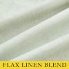 imageNICETOWN 100 Blackout Natural Linen Curtains 90quot Length with Thermal Insulated Liners for Bedroom Farmhouse Style Room Cooling Small Window Draperies for Dining Room 2 Panels 52quot WSage Green