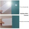 imageNICETOWN 100 Blackout Window Curtain Panels Cold and Full Light Blocking Drapes with Black Liner for Nursery 84 Inches Drop Thermal Insulated Draperies Pure White 2 Pieces 52 inches WideSea Teal