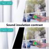 imageNICETOWN 100 Blackout Window Curtain Panels Cold and Full Light Blocking Drapes with Black Liner for Nursery 84 Inches Drop Thermal Insulated Draperies Pure White 2 Pieces 52 inches WidePure White