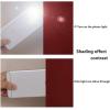 imageNICETOWN 100 Blackout Window Curtain Panels Cold and Full Light Blocking Drapes with Black Liner for Nursery 84 Inches Drop Thermal Insulated Draperies Pure White 2 Pieces 52 inches WideBurgundy Red