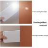 imageNICETOWN 100 Blackout Window Curtain Panels Cold and Full Light Blocking Drapes with Black Liner for Nursery 84 Inches Drop Thermal Insulated Draperies Pure White 2 Pieces 52 inches WideBurnt Orange