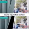 imageNICETOWN 100 Blackout Window Curtain Panels Cold and Full Light Blocking Drapes with Black Liner for Nursery 84 Inches Drop Thermal Insulated Draperies Pure White 2 Pieces 52 inches WideGreyish Blue