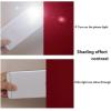 imageNICETOWN 100 Blackout Window Curtain Panels Cold and Full Light Blocking Drapes with Black Liner for Nursery 84 Inches Drop Thermal Insulated Draperies Pure White 2 Pieces 52 inches WideBurgundy Red