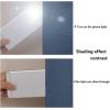 imageNICETOWN 100 Blackout Window Curtain Panels Cold and Full Light Blocking Drapes with Black Liner for Nursery 84 Inches Drop Thermal Insulated Draperies Pure White 2 Pieces 52 inches WideStone Blue