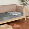 imageNICETOWN 100 Waterproof Dog Blanket Sofa Covers Couch Cover for Pets Cats Furniture Protector Dog Travel Bed Reversible Washable Mat for Car Floor 82quot W x 82quot L 1 Panel BeigeKhakiDark GreyLight Grey