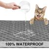 imageNICETOWN 100 Waterproof Dog Blanket Sofa Covers Couch Cover for Pets Cats Furniture Protector Dog Travel Bed Reversible Washable Mat for Car Floor 82quot W x 82quot L 1 Panel BeigeKhakiDark GreyLight Grey