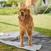 imageNICETOWN 100 Waterproof Dog Blanket Sofa Covers Couch Cover for Pets Cats Furniture Protector Dog Travel Bed Reversible Washable Mat for Car Floor 82quot W x 82quot L 1 Panel BeigeKhakiDark GreyLight Grey