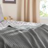 imageNICETOWN 100 Waterproof Dog Blanket Sofa Covers Couch Cover for Pets Cats Furniture Protector Dog Travel Bed Reversible Washable Mat for Car Floor 82quot W x 82quot L 1 Panel BeigeKhakiDark GreyLight Grey