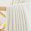 imageNICETOWN 2 Panels Faux Linen 100 Blackout Curtains for Living Room Rod PocketBack TabHook Belt Room Darkening Window Treatment with Liner Thermal Curtains for Bedroom Natural W50 x L96Natural