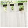 imageNICETOWN 2 Panels Indoor Outdoor Waterproof Patio Curtains Sticky Tab Top Soft Voile Sheer Vertical Indoor Outdoor Drapes Easy Hanging for PorchCabana Ivory W54 x L96Beige
