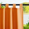 imageNICETOWN 2 Panels110quot Wide Patio Curtains Outdoor Waterproof 84 inch Long Tab Top Thermal Insulated Water Resistant Outdoor Drapes Keep Privacy for PergolaArbor TaupeOrange