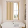 imageNICETOWN Accordion Blackout Door Curtains for Doorway Thermal Insulated Privacy Closet Curtains Room Divider Sliding Door Shade for Living RoomBathroomBedroom 1 Panel with Hooks W38 x L80 GreyBiscotti Beige