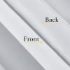 imageNICETOWN Accordion Blackout Door Curtains for Doorway Thermal Insulated Privacy Closet Curtains Room Divider Sliding Door Shade for Living RoomBathroomBedroom 1 Panel with Hooks W38 x L80 GreyGreyish White