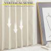 imageNICETOWN Accordion Blackout Door Curtains for Doorway Thermal Insulated Privacy Closet Curtains Room Divider Sliding Door Shade for Living RoomBathroomBedroom 1 Panel with Hooks W38 x L80 GreyGreyish White