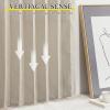 imageNICETOWN Accordion Blackout Door Curtains for Doorway Thermal Insulated Privacy Closet Curtains Room Divider Sliding Door Shade for Living RoomBathroomBedroom 1 Panel with Hooks W38 x L80 GreyAngora