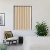 imageNICETOWN Accordion Blackout Door Curtains for Doorway Thermal Insulated Privacy Closet Curtains Room Divider Sliding Door Shade for Living RoomBathroomBedroom 1 Panel with Hooks W38 x L80 GreyBiscotti Beige