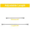imageNICETOWN Antique White Curtain Rods for Window 48 to 86 inch Decorative 1 18 inch Diameter Single Strong Curtain Rod with Trophy Design for FarmhouseLiving RoomAntique White