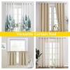 imageNICETOWN Antique White Curtain Rods for Window 48 to 86 inch Decorative 1 18 inch Diameter Single Strong Curtain Rod with Trophy Design for FarmhouseLiving RoomAntique Brass
