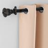 imageNICETOWN Antique White Curtain Rods for Window 48 to 86 inch Decorative 1 18 inch Diameter Single Strong Curtain Rod with Trophy Design for FarmhouseLiving RoomBlack Copper