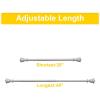 imageNICETOWN Antique White Curtain Rods for Window 48 to 86 inch Decorative 1 18 inch Diameter Single Strong Curtain Rod with Trophy Design for FarmhouseLiving RoomAntique White