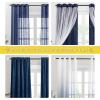 imageNICETOWN Black Curtain Rods for Windows 28 to 48 inch Adjustable Curtain Rod 1 inch Diameter Modern Faceted Ball Finials Design Decorative Drapery Rod for Valances Tiers 2848quot Length Matte BlackMatte BlackFaceted Ball