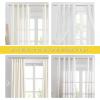 imageNICETOWN Black Curtain Rods for Windows 28 to 48 inch Adjustable Curtain Rod 1 inch Diameter Modern Faceted Ball Finials Design Decorative Drapery Rod for Valances Tiers 2848quot Length Matte BlackSatin Nickel