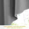 imageNICETOWN Blackout Window Treatment Pole Pocket Kitchen Tier Curtains Tailored Scalloped ValanceSwags for Living Room One Pair 36 Wide by 63inches Long Each Panel GreySilver Grey