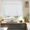 imageNICETOWN Door Curtains for Kitchen Short Blackout Curtains 72 inch Long Self Adhesive Portable Window Cover for Front French Door Adjustable Shade for Glass 1 PC 26quot W x 72quot L GreyGreyish White