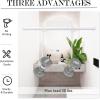 imageNICETOWN Doorway Curtain Rod for Window 28quot to 48quot Premium Tension Curtain Rod Without Drilling Rust Free and NonFall Down Doorway Cupboard Short Tension Pole Black 28quot  48quotWhite