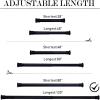 imageNICETOWN Doorway Curtain Rod for Window 28quot to 48quot Premium Tension Curtain Rod Without Drilling Rust Free and NonFall Down Doorway Cupboard Short Tension Pole Black 28quot  48quotMatt Black