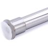 imageNICETOWN Doorway Curtain Rod for Window 28quot to 48quot Premium Tension Curtain Rod Without Drilling Rust Free and NonFall Down Doorway Cupboard Short Tension Pole Black 28quot  48quotNickel