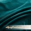 imageNICETOWN Halloween Black Curtains Patio Blackout Velvet Curtain Panels Media Movie Theater Room Decor Energyefficient Velvet Woven Home Theater Eyelet Top Drapes for Living Room 1 Pair W52xL96Teal