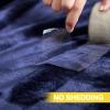 imageNICETOWN Halloween Twin Fleece Plush Blanket Fashion Fuzzy Gifts for Family Soft Lightweight Fluffy Fleece Plush Couch Blankets for Living RoomBedroomSofa 60 x 80 inches BlackNavy Blue