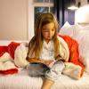 imageNICETOWN Halloween Twin Fleece Plush Blanket Fashion Fuzzy Gifts for Family Soft Lightweight Fluffy Fleece Plush Couch Blankets for Living RoomBedroomSofa 60 x 80 inches BlackOrange