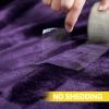 imageNICETOWN Halloween Twin Fleece Plush Blanket Fashion Fuzzy Gifts for Family Soft Lightweight Fluffy Fleece Plush Couch Blankets for Living RoomBedroomSofa 60 x 80 inches BlackPurple