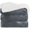 imageNICETOWN Halloween Twin Fleece Plush Blanket Fashion Fuzzy Gifts for Family Soft Lightweight Fluffy Fleece Plush Couch Blankets for Living RoomBedroomSofa 60 x 80 inches BlackDark Grey