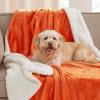 imageNICETOWN Halloween Twin Fleece Plush Blanket Fashion Fuzzy Gifts for Family Soft Lightweight Fluffy Fleece Plush Couch Blankets for Living RoomBedroomSofa 60 x 80 inches BlackOrange