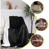 imageNICETOWN Halloween Twin Fleece Plush Blanket Fashion Fuzzy Gifts for Family Soft Lightweight Fluffy Fleece Plush Couch Blankets for Living RoomBedroomSofa 60 x 80 inches BlackBlack