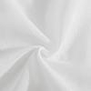 imageNICETOWN Linen Textured Door Curtain  White Sidelight Panel Curtain Semi Sheer French Front Door Curtain with Tieback for Kitchen 30 inches W x 40 inches L Single PanelPure White