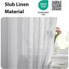imageNICETOWN Linen Textured Door Curtain  White Sidelight Panel Curtain Semi Sheer French Front Door Curtain with Tieback for Kitchen 30 inches W x 40 inches L Single PanelDark Grey