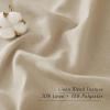 imageNICETOWN Natural Linen Curtains ampamp Drapes for Windows 84 inch Long Rod Pocket ampamp Back Tab Thick Flax Semi Sheer Privacy Assured with Light Filtering for BedroomLiving Room W55 x L84 2 PiecesAngora