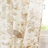 imageNICETOWN Natural Linen Curtains ampamp Drapes for Windows 84 inch Long Rod Pocket ampamp Back Tab Thick Flax Semi Sheer Privacy Assured with Light Filtering for BedroomLiving Room W55 x L84 2 PiecesCoffee