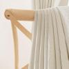 imageNICETOWN Natural Thick Linen 100 Blackout Farmhouse Curtain 2 Layers Panels 84 inch for Bedroom 52x84 Sound Blocking Privacy Window Treatments Bronze Grommet Wall Decor for Living Room 2 PiecesNatural