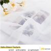 imageNICETOWN Outdoor ampamp Indoor Sheer Curtains 84 inches Long 2 Panels Waterproof Sheer Texture Panels for Living Room Decoration Curtains with Rustproof Grommets for PatioGazebo W54 x L84 WhiteIvory