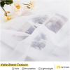 imageNICETOWN Outdoor ampamp Indoor Sheer Curtains 84 inches Long 2 Panels Waterproof Sheer Texture Panels for Living Room Decoration Curtains with Rustproof Grommets for PatioGazebo W54 x L84 WhiteIvory