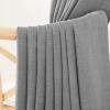 imageNICETOWN Room Darkening Curtains 84 inch Length 2 Panels Set Dual Rod Pockets ampamp Hook Belt Light Blocking Thermal Curtains Sound Reducing Window Treatments for Living Room Natural W52 x L84Light Grey
